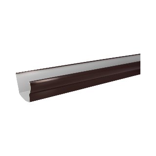 NICOLL Techtan Ovation LG28 PVC-Ti dakgoot L=4m bruin