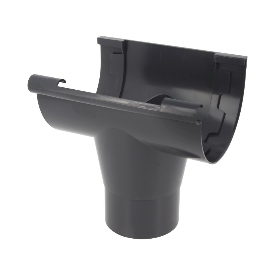 NICOLL Techtan LG25 PVC-Ti centraaluitloop d80 antraciet