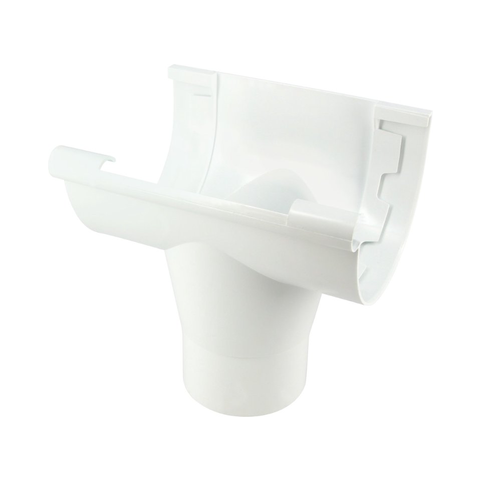 NICOLL Techtan LG25 PVC-Ti centraaluitloop d80 wit