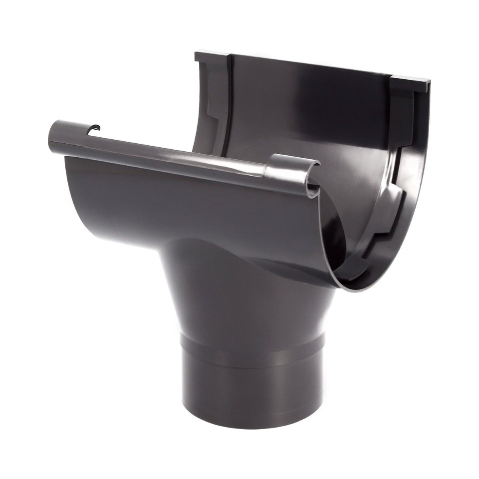 NICOLL Techtan LG33 PVC-Ti centraaluitloop d100 antraciet
