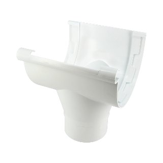 NICOLL Techtan LG33 PVC-Ti centraaluitloop d100 wit