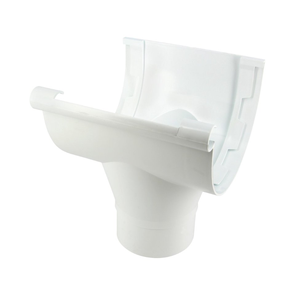 NICOLL Techtan LG33 PVC-Ti centraaluitloop d100 wit