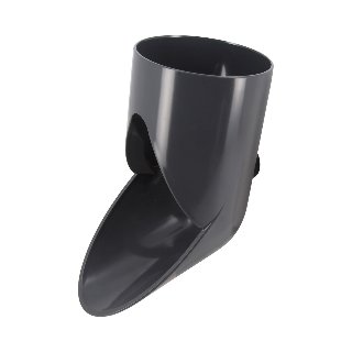 NICOLL Techtan PVC-Ti uitloop d100 antraciet
