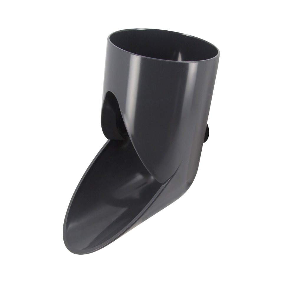 NICOLL Techtan PVC-Ti uitloop d100 antraciet