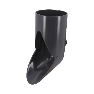 NICOLL Techtan PVC-Ti uitloop d80 antraciet