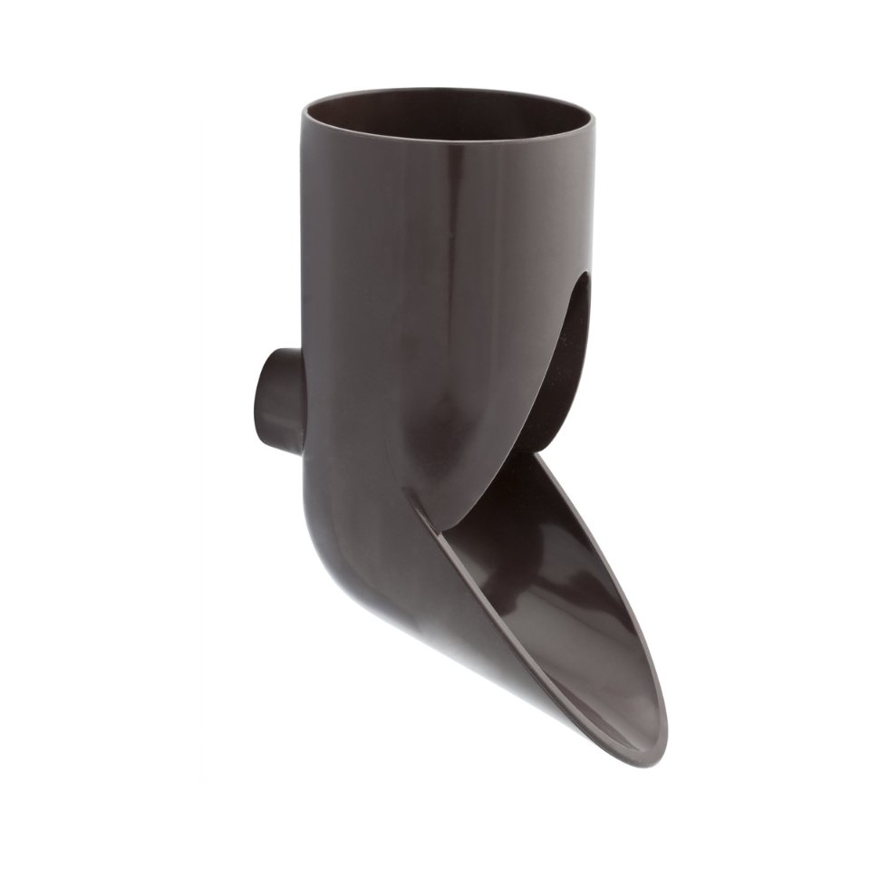 NICOLL Techtan PVC-Ti uitloop d80 bruin