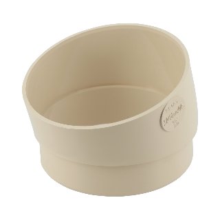 NICOLL Techtan PVC-Ti bocht 15° d80 kort m/s beige