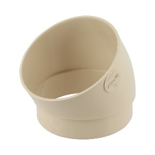 NICOLL Techtan PVC-Ti bocht 30° d80 kort m/s beige