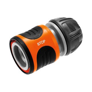 Gardena slangstuk 1/2" met stop