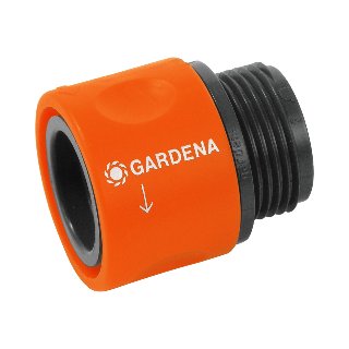 Gardena slangstuk met 3/4" buitendraad