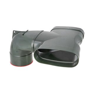 DYKA AIR T-stuk ovaal 195 + eindstuk 125