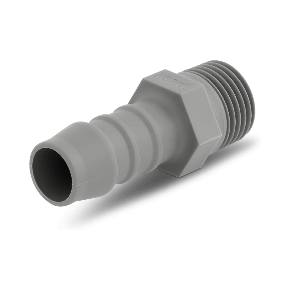 Normaplast slangpilaar 14mm x 1/2" bu.dr.