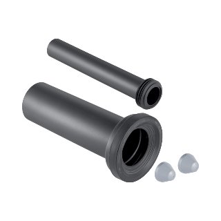 Geberit aansluitgarn. PE voor wandcloset Ø90mm verlengd 10cm