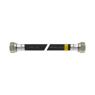 Universele zwarte gasslangset 200 centiper mtr