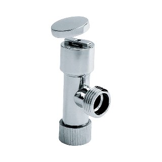 T-beluchter 1/2" binnendraad x 1/2" buitendraad verchroomd