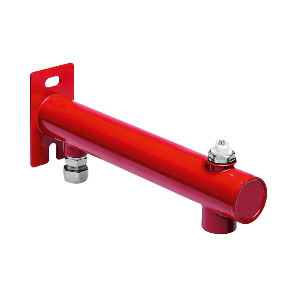 Expansievatconsole 3 gats, voorgemonteerd VERTIND ROOD