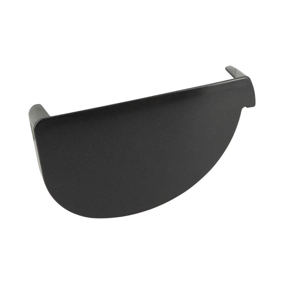 NICOLL Techtan Vodalis LG29 PVC-Ti eindstuk goot links grafi