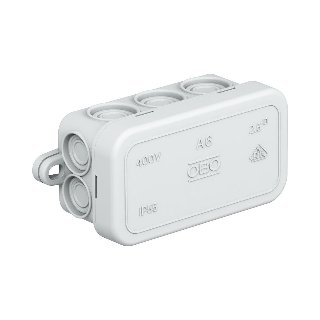 Kabeldoos A6, 80x43x34 , PE lichtgrijs 7035