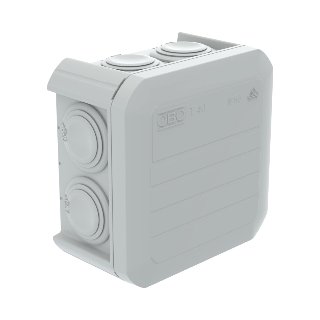 Kabeldoos T40, M25, 4mm² 500V, IP55 90x90x52, ichtgrijs 703