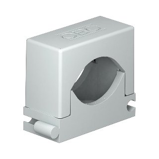 Rijg-druk-zadel  12-20mm Polyamide, PA  lichtgrijs