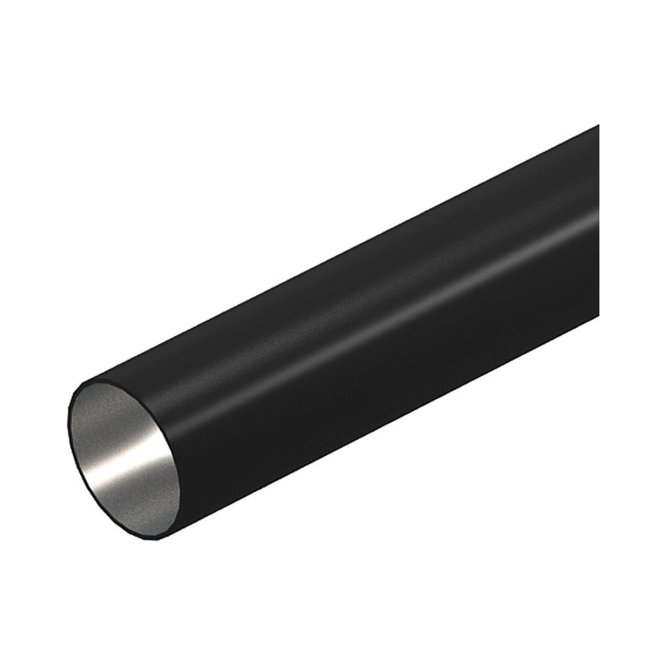 OBO Installatiebuis zwart gecoat, S20W SW, Ø20, 3000mm Staal