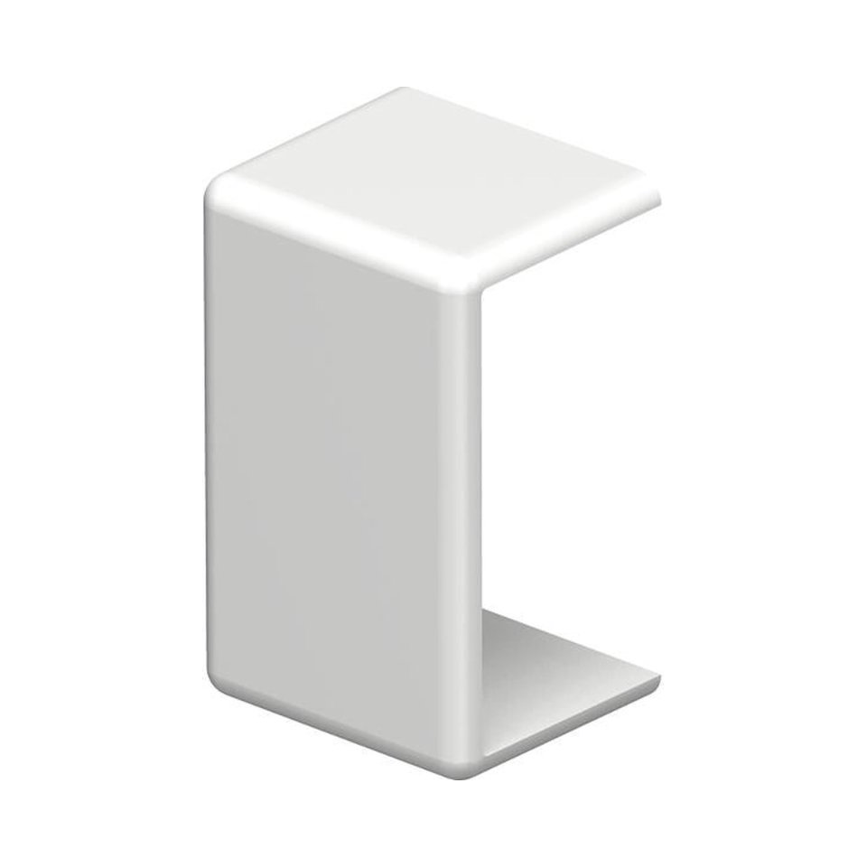 Naadafdekking  10x20mm PVC  z-wit