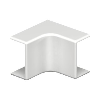 Binnenhoek  10x20mm PVC  z-wit