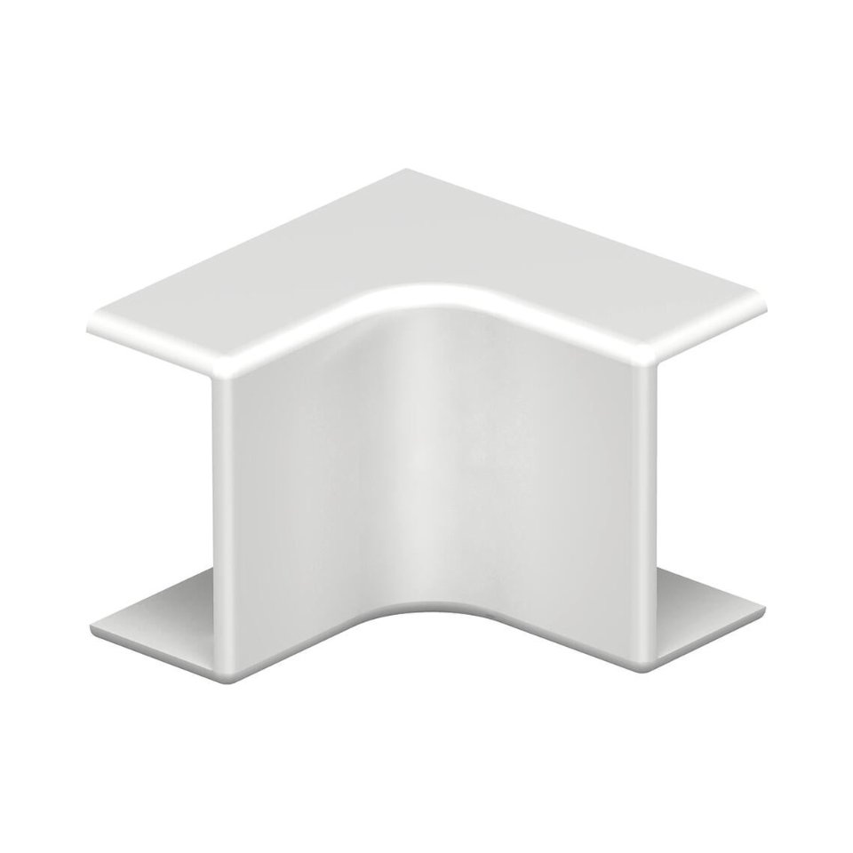 Binnenhoek  10x20mm PVC  z-wit
