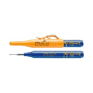 Pica 150/41 Markeerstift voor diepe gaten blauw