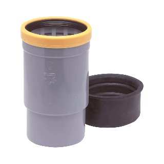 Betoninlaat met zettingsmof 125mm