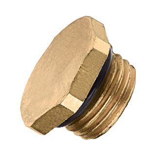BONFIX Afdekstop 1/4" met O-ring voor stopkraan