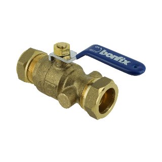 BONFIX Knel Kogelstopkraan 15 x 15 mm zonder aftap