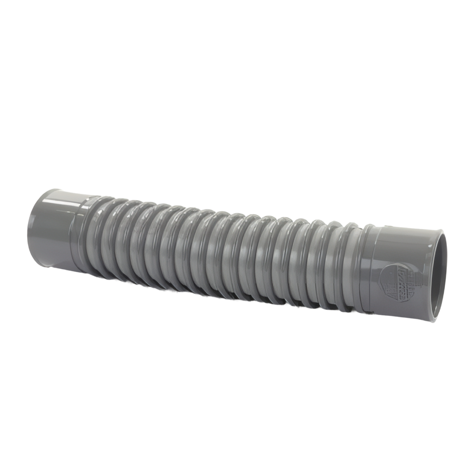 PVC Flexibele bocht 50mm, 2x lijmmof