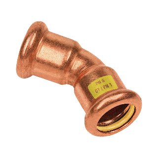 BONFIX M-Press RK GAS Bocht 45° 35 x 35