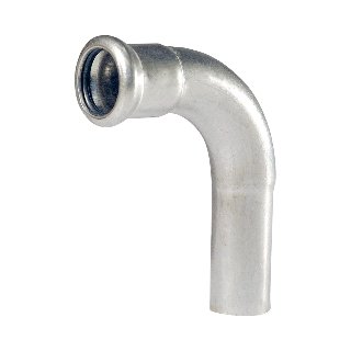 BONFIX M-Press RVS Insteekbocht 90° 35 mm.