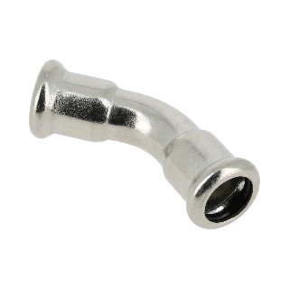BONFIX M-Press RVS Bocht 45° 22 x 22