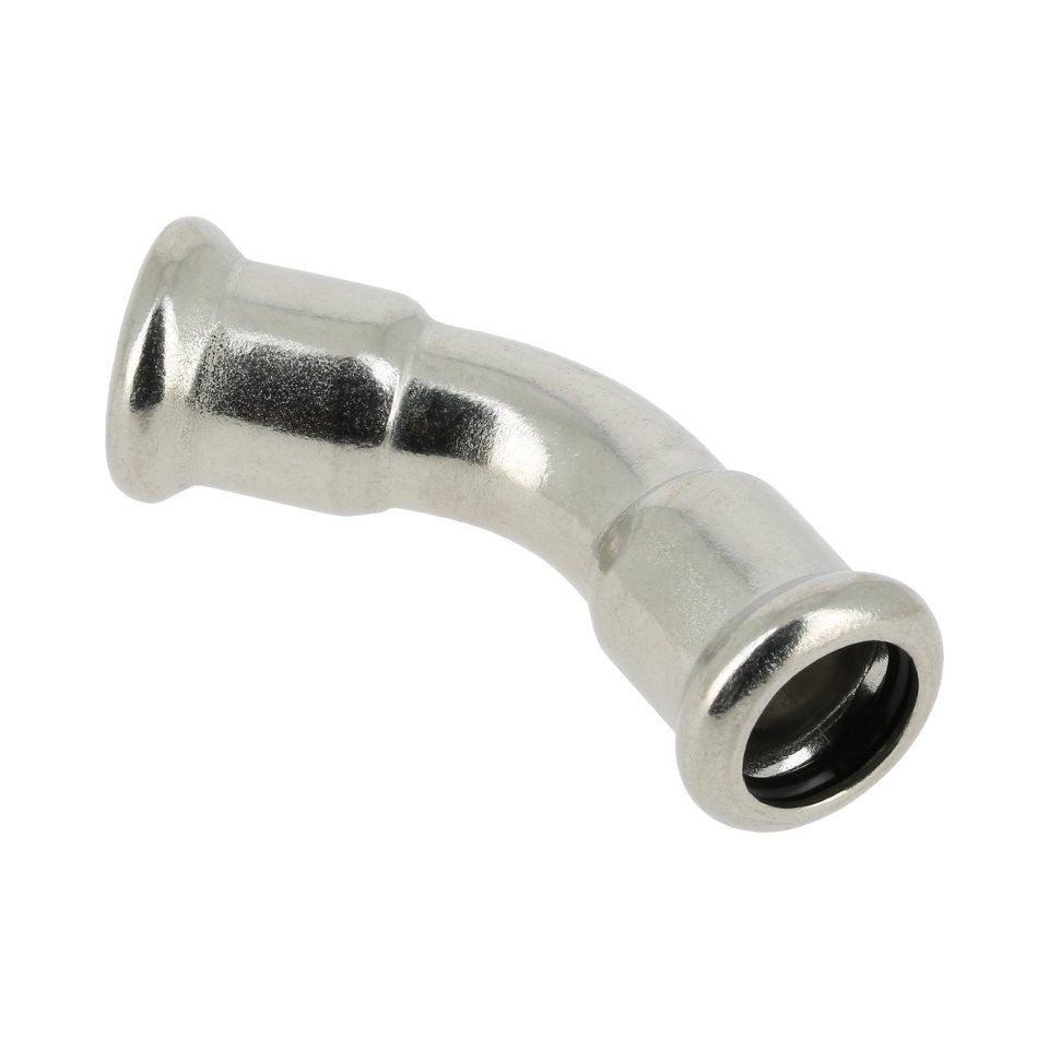 BONFIX M-Press RVS Bocht 45° 42 x 42