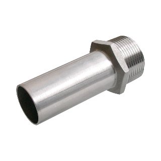 BONFIX M-Press RVS Insteekkopp. 1 buitendraad x 28 mm.