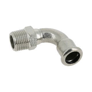 BONFIX M-Press RVS Bocht 90° 1/2 buitendr x 18