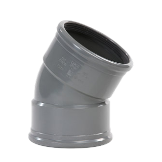 PVC Bocht 30° 400 SN4 M/M