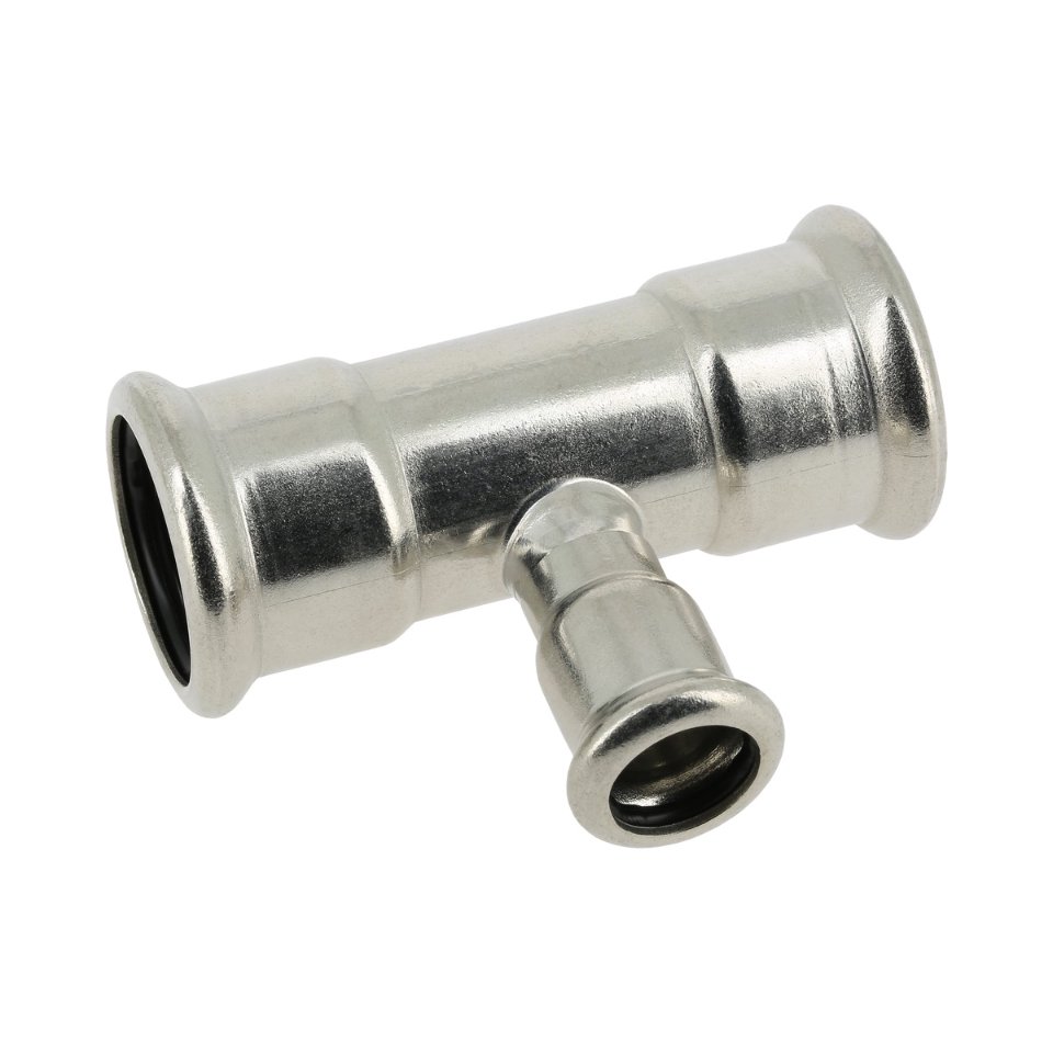 BONFIX M-Press RVS T-stuk 108 x 88,9 x 108